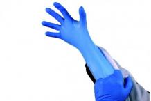 Finixa Nitril Einweghandschuhe für Lackierer – Blau – Ungepudert – 100 Stück – Reißfest, Chemikalienbeständig & Allergikerfreundlich