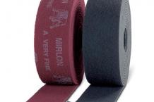 MIRKA Mirlon Schleifvlies Rollen 100mm x 10m VF360 Rot, UF1500 Dunkelgrau