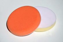 StarChem Polierschwamm Ø150 x 25 mm glatt hart / mittelhart Polierpad mit Klettverschluss