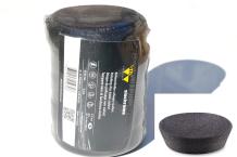 5x siachrome Polierscheiben schwarz weich Klett 85mm